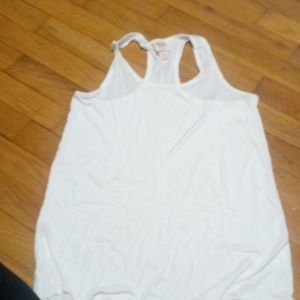 Mossimo white XS racer back flowy tank